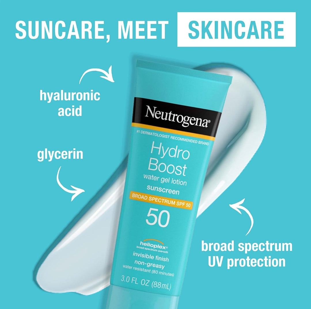 Neutrogena Hydro Boost Moisturizing Water Gel Sunscreen SPF50