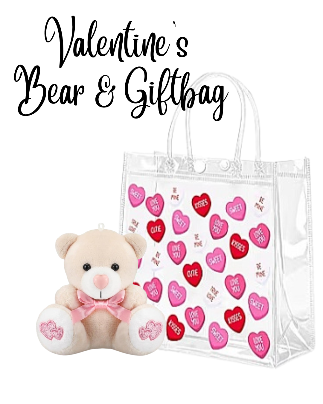 Valentine's Bear & Giftbag