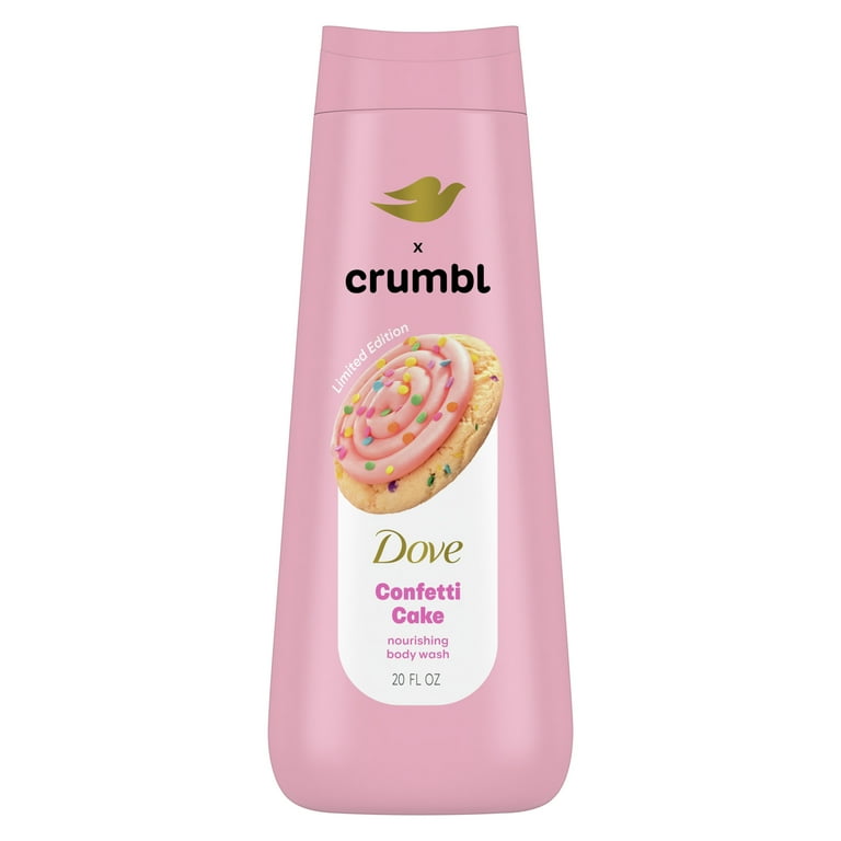 DOVE Crumbl Confetti Cake Body Wash 20oz