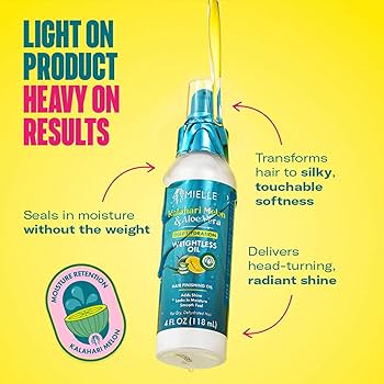 MIELLE Kalahari Melon & Aloe Vera Deep Hydration Weightless Oil