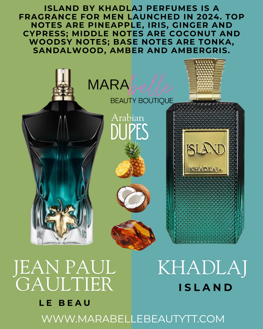 KHADLAJ Island Extrait de Parfum 8ml Decant