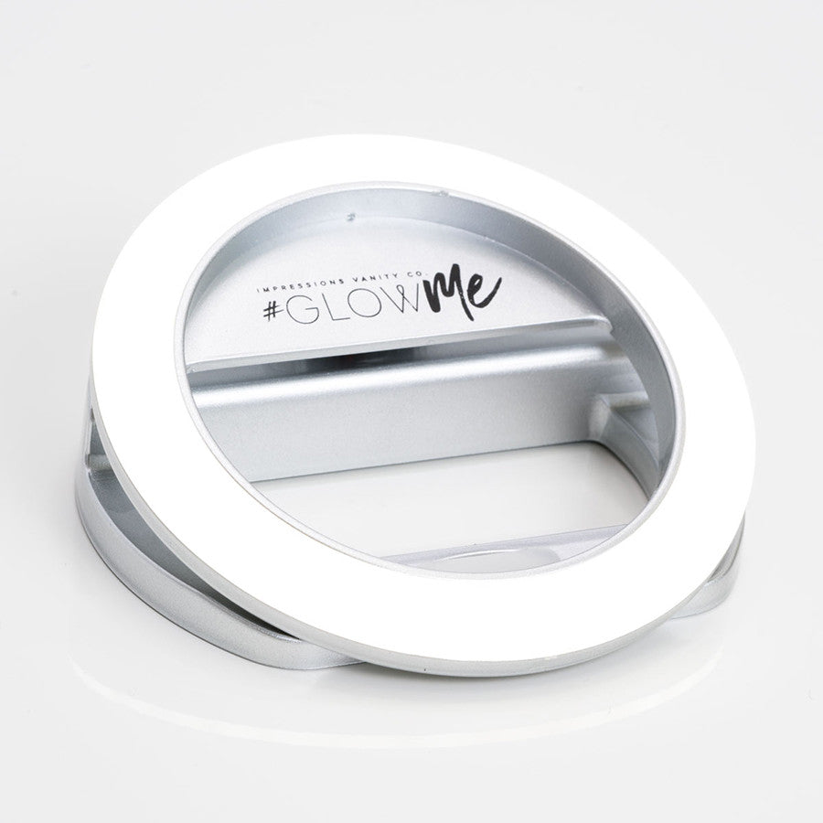 GlowMe® 2.0 LED Selfie Ring Light for Mobile Devices (USB Rechargeable)