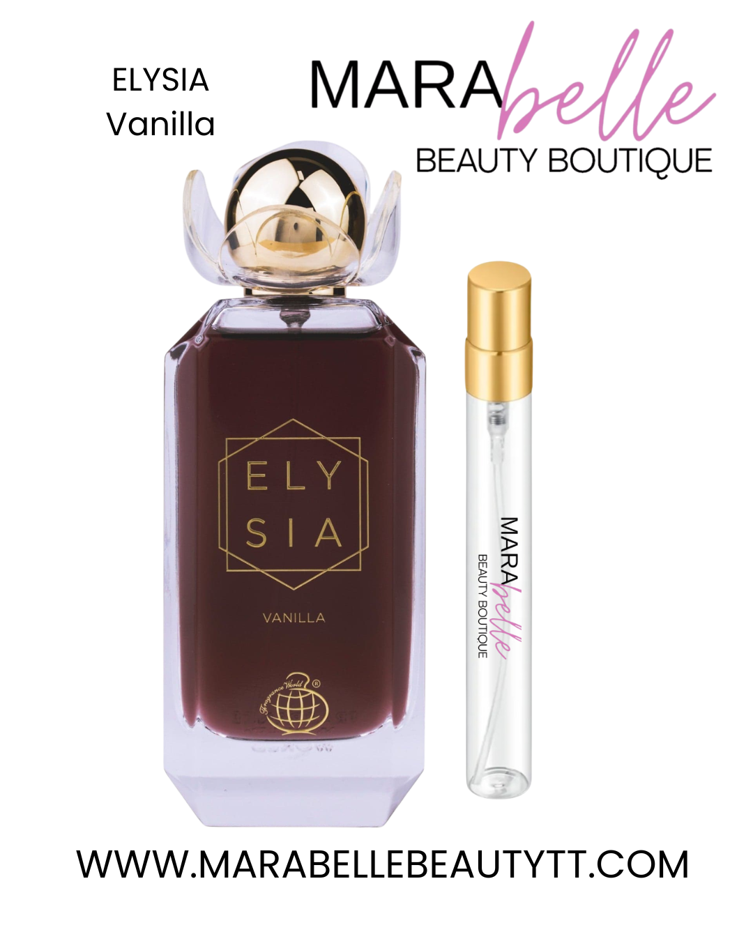 FRAGRANCE WORLD Elysia Vanilla 10ml Decant Spray