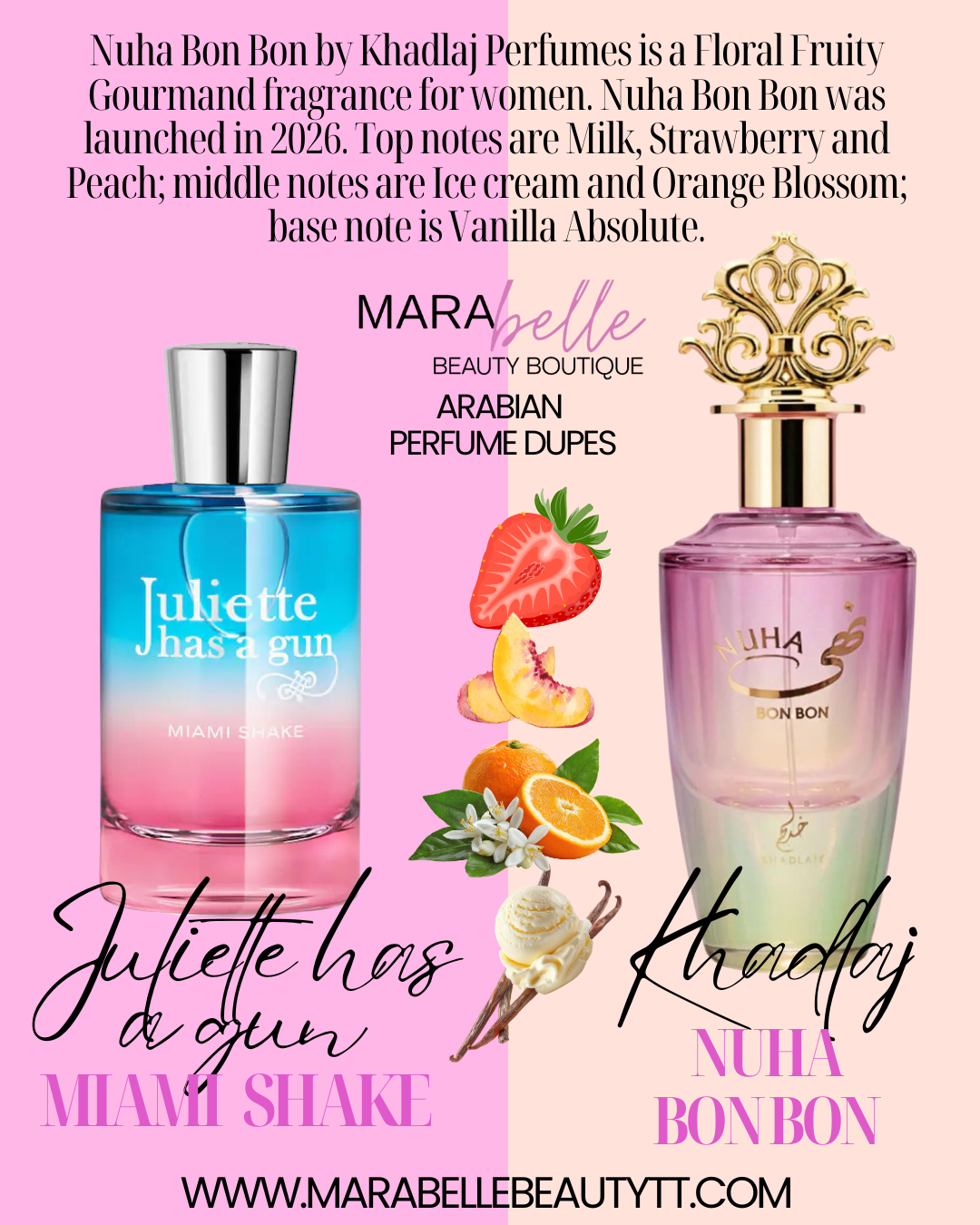 KHADLAJ Nuha Bon Bon Eau de Parfum 10ml Decant Spray