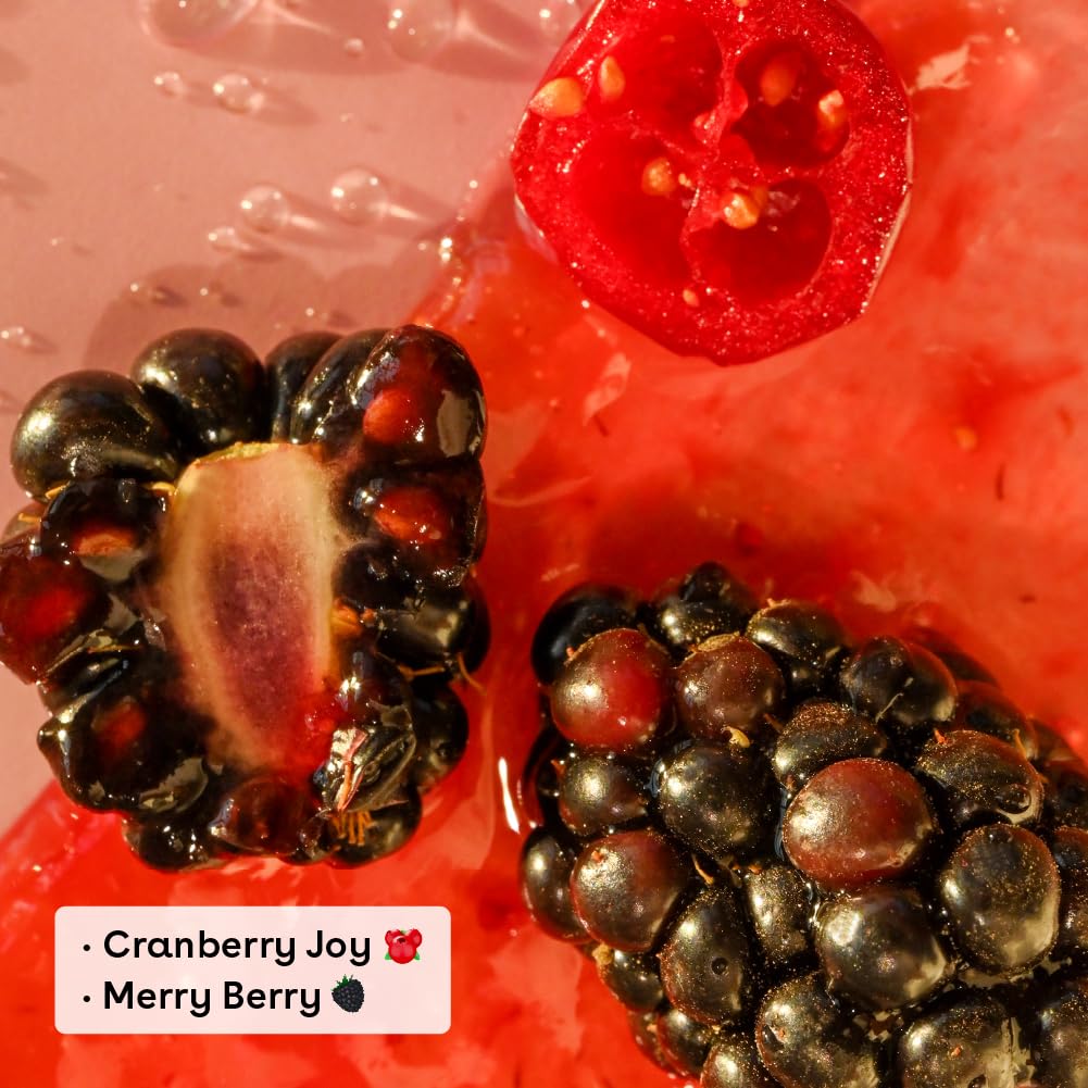 EOS Holiday Lip Balm Gift- Cranberry Joy & Merry Berry 2 pack
