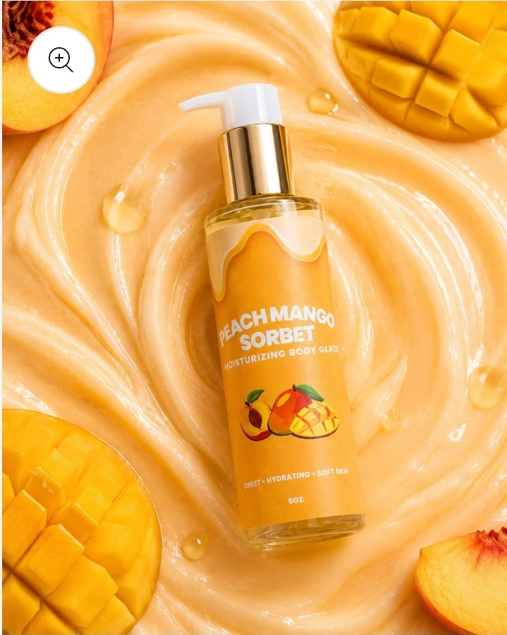 SKINTIMACY Peach Mango Sorbet Body Glaze