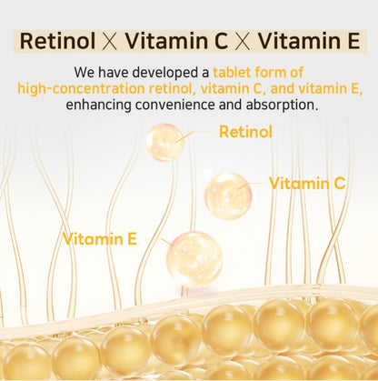APLB Retinol Vitamin C Vitamin E Beauty Tablet