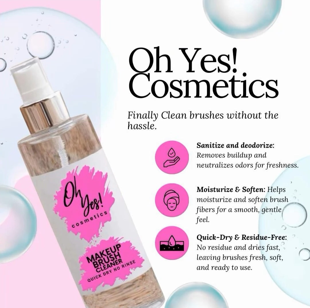 OH YES! COSMETICS Makeup Brush Cleanser