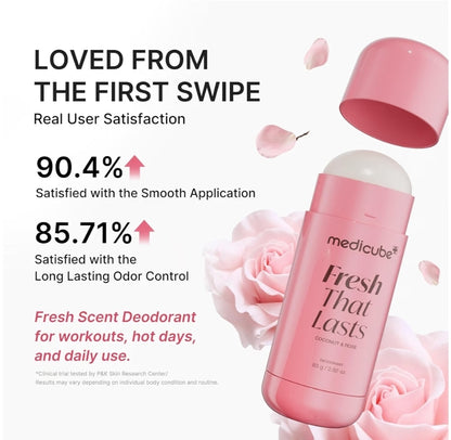 MEDICUBE Fresh That Lasts Coconut Rose Deodorant