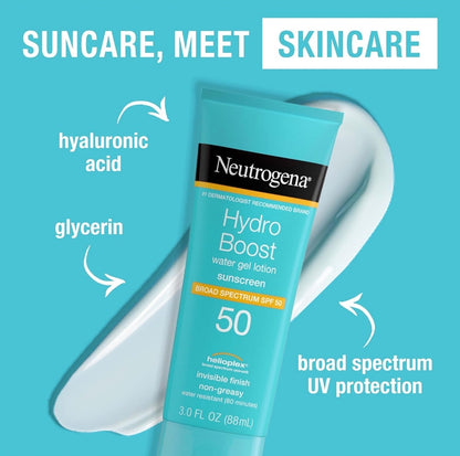 Neutrogena Hydro Boost Moisturizing Water Gel Sunscreen SPF50