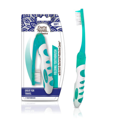 GURU NANDA Travel Folding Toothbrush