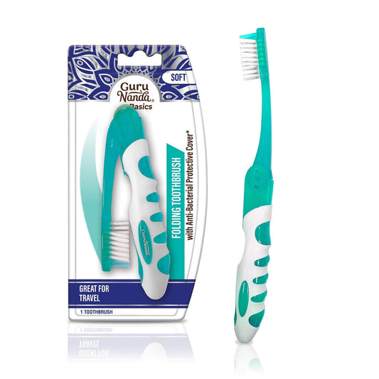 GURU NANDA Travel Folding Toothbrush