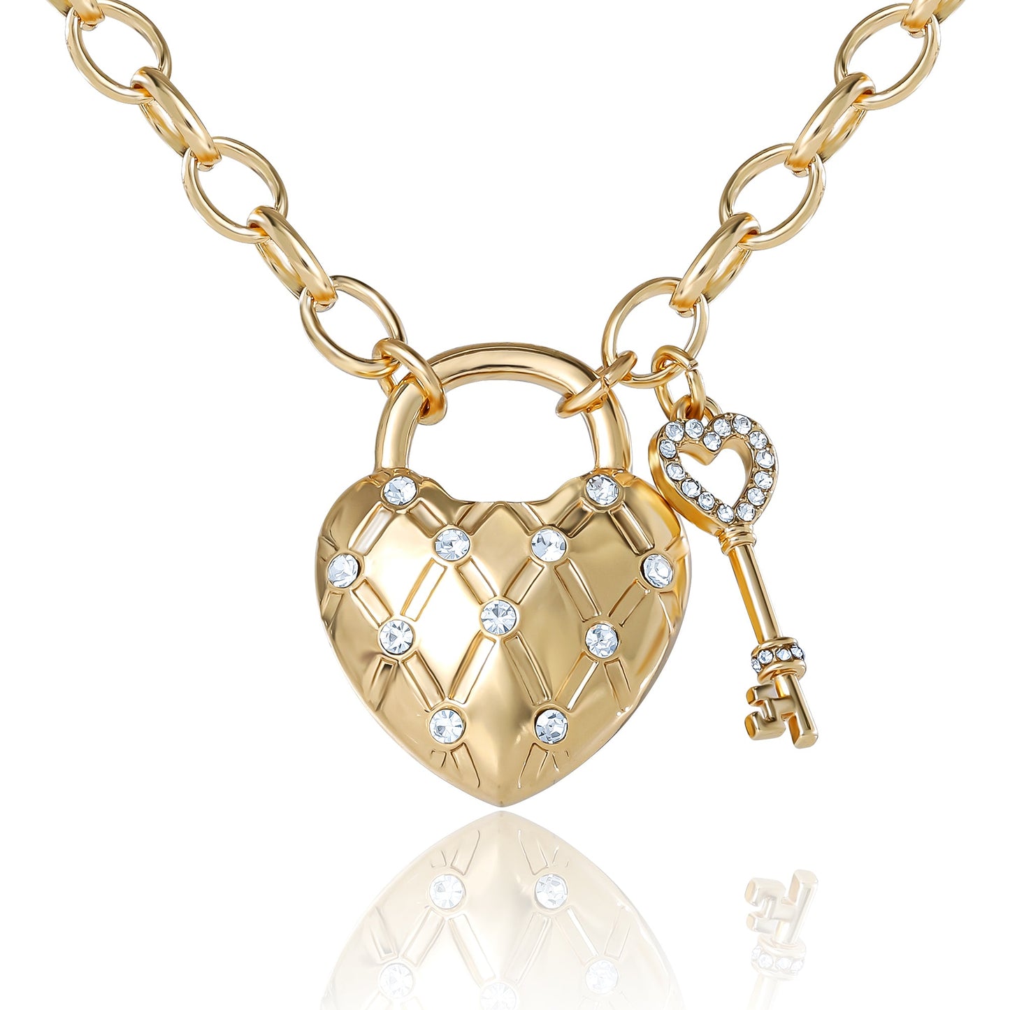 JUICY COUTURE Padlock Heart Necklace