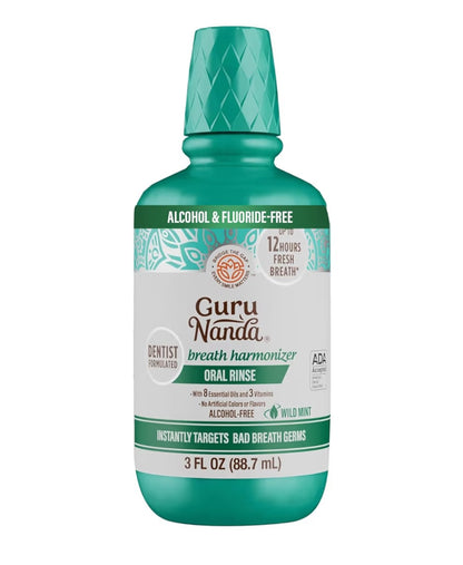 GURU NANDA Breath Harmonizer Oral Rinse 3oz