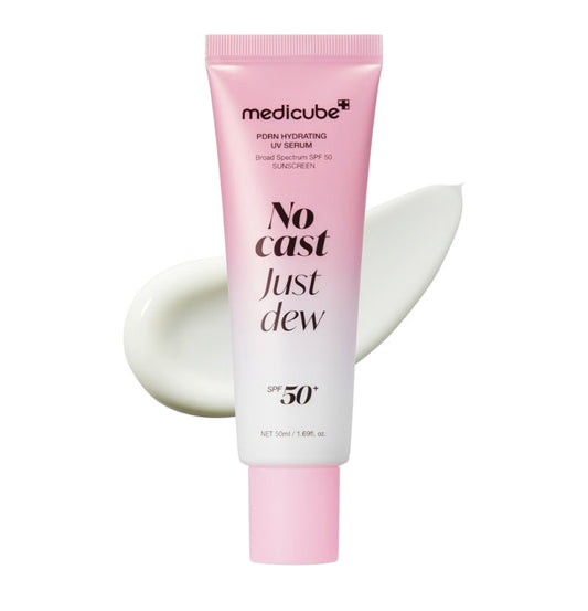 MEDICUBE Just Dew PDRN Hydrating UV Sun Serum SPF 50