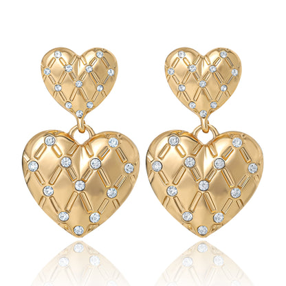 JUICY COUTURE Padlock Heart & Key Earrings