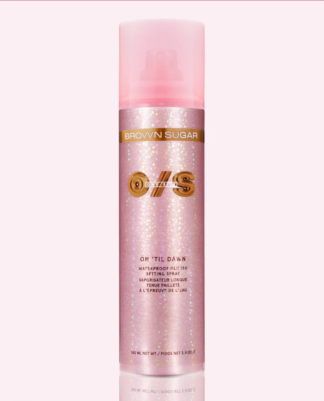 ONE SIZE Waterproof Glitter Setting Spray-Brown Sugar
