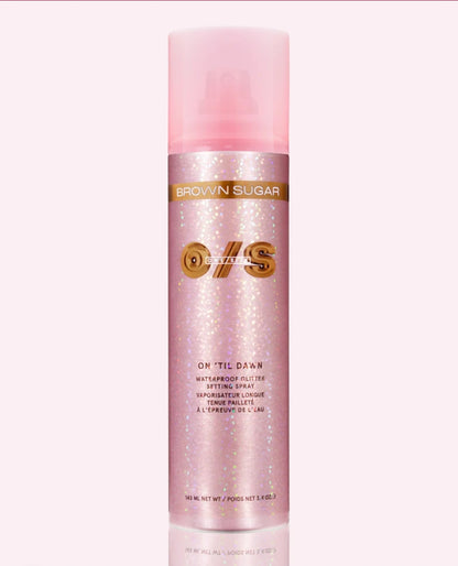 ONE SIZE Waterproof Glitter Setting Spray-Brown Sugar