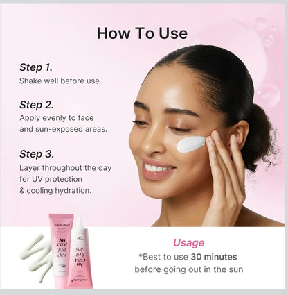 MEDICUBE Just Dew PDRN Hydrating UV Sun Serum SPF 50