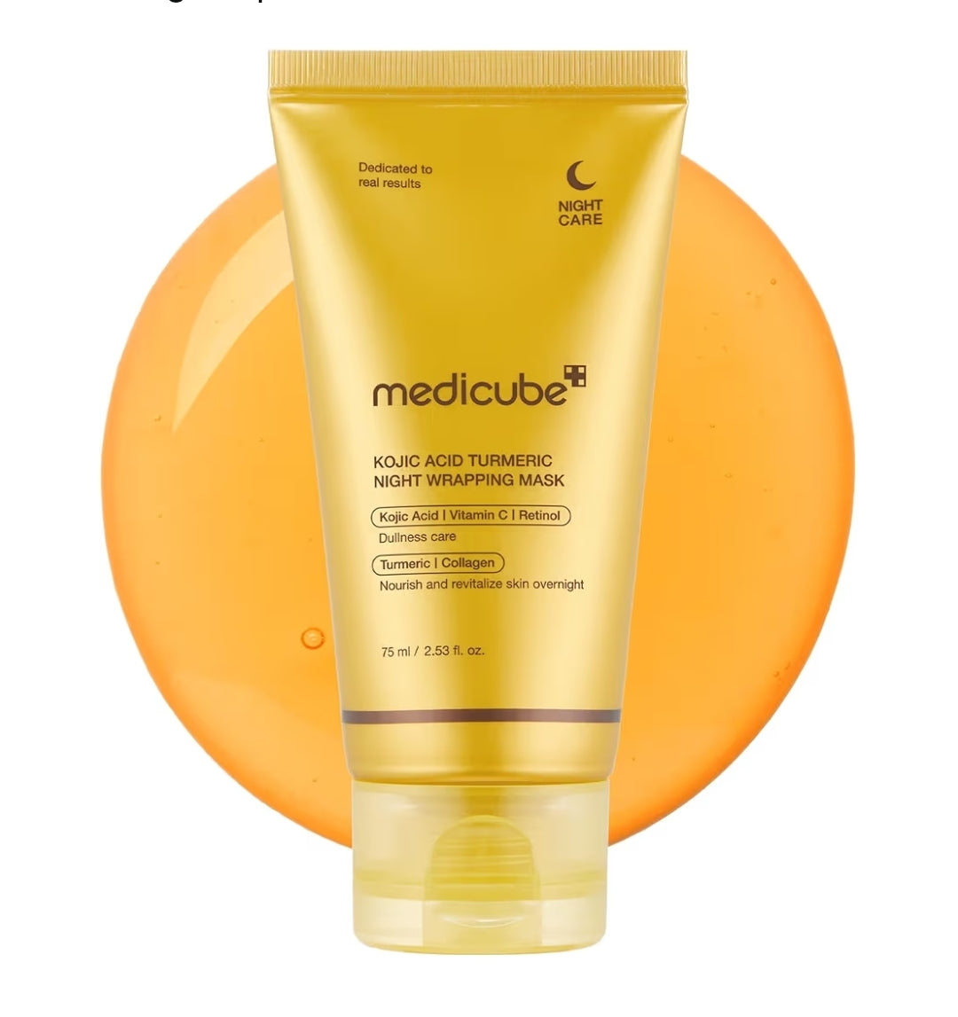 MEDICUBE Kojic Acid Turmeric Wrapping Night Mask