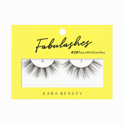 KARA BEAUTY Fabulashes 3D Faux Mink False Eyelashes Style A7