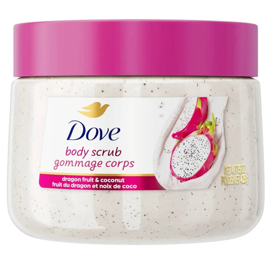 Dove Body Scrub Dragon Fruit & Coconut Cream 15oz
