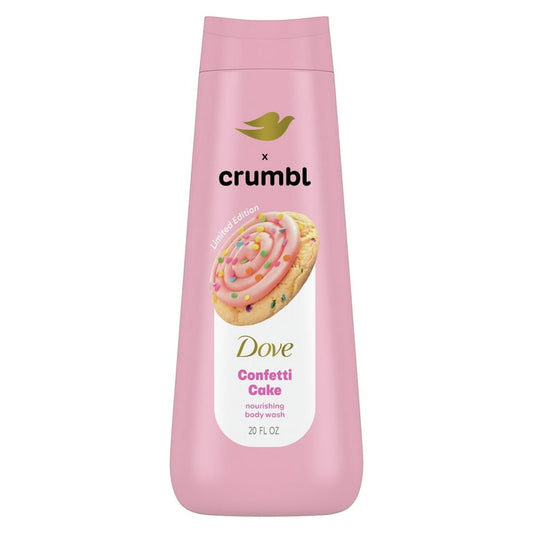 DOVE Crumbl Confetti Cake Body Wash 20oz