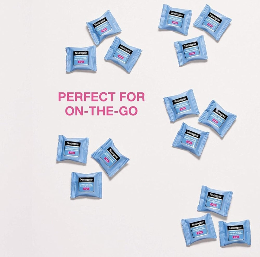 NEUTROGENA Makeup Remover Travel size Wipes-5 pack