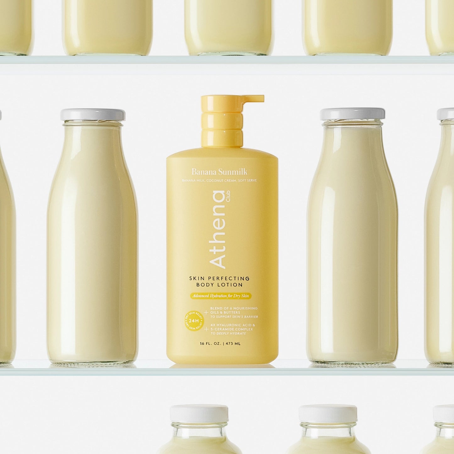 ATHENA CLUB Banana Sunmilk Body Lotion *PREORDER*