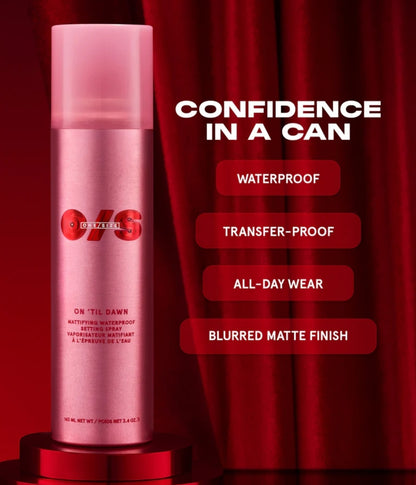 ONE SIZE On 'Til Dawn
Mattifying Waterproof Setting Spray Travel-Sized