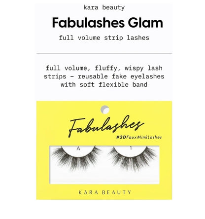 KARA BEAUTY Fabulashes 3D Faux Mink False Eyelashes Style A1