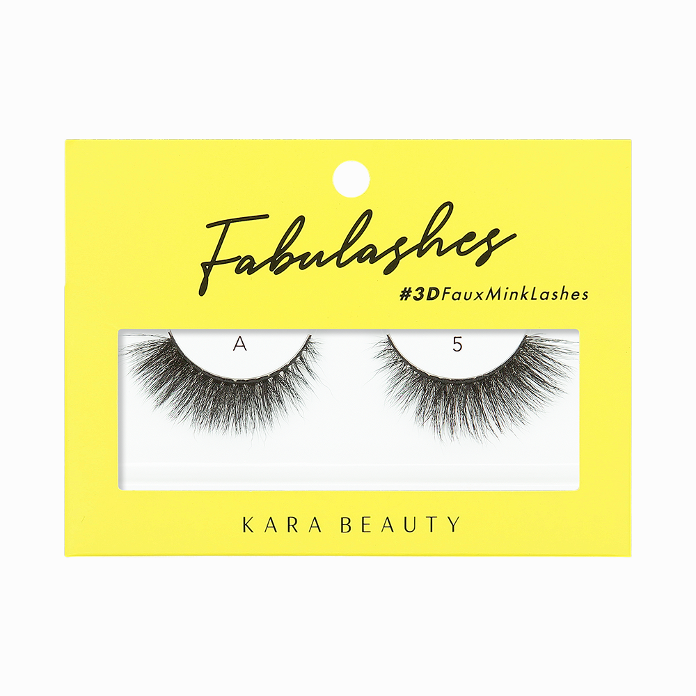 KARA BEAUTY Fabulashes 3D Faux Mink False Eyelashes Style A5