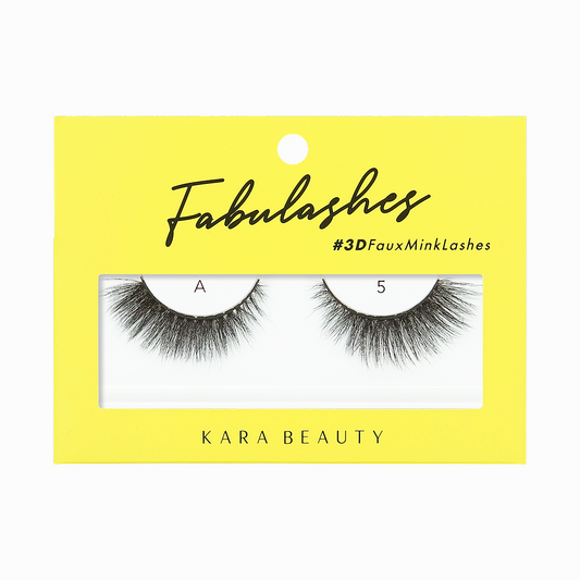 KARA BEAUTY Fabulashes 3D Faux Mink False Eyelashes Style A5
