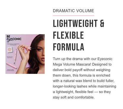 BEAUTY CREATIONS Eyeconic Mega Volume Mascara