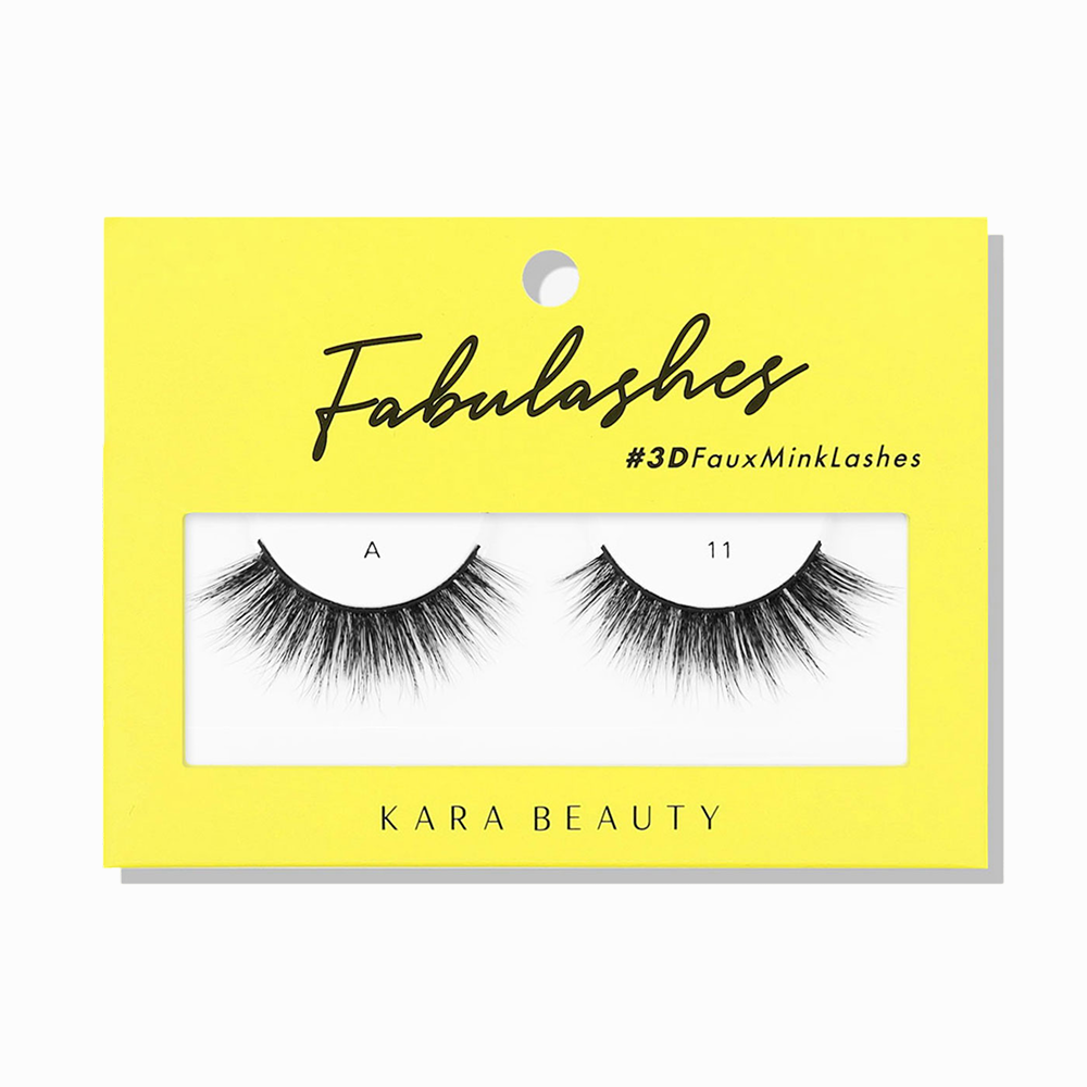 KARA BEAUTY Fabulashes 3D Faux Mink False Eyelashes Style A11