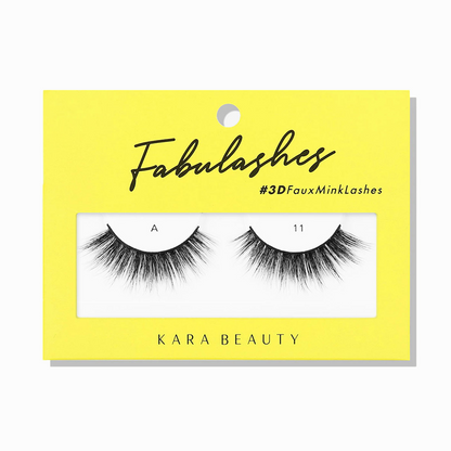 KARA BEAUTY Fabulashes 3D Faux Mink False Eyelashes Style A11