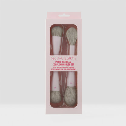 BEAUTY CREATIONS Powder & Cream Complexion Brush Set