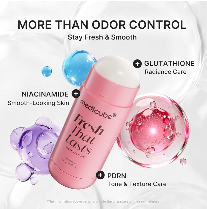 MEDICUBE Fresh That Lasts Coconut Rose Deodorant
