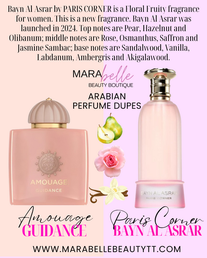 PARIS CORNER Bayn AL Asrar 10ml Decant Spray