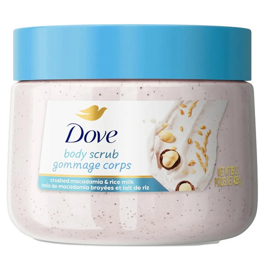 Dove Scrub Macadamia Rice Milk 15 oz