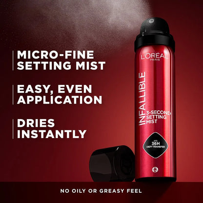 L'OREAL Infallible 3-Second Setting Mist Spray 1.76oz