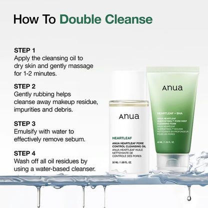 ANUA Heartleaf Quercetinol Pore Deep Cleansing Foam 25ml-Travel Size