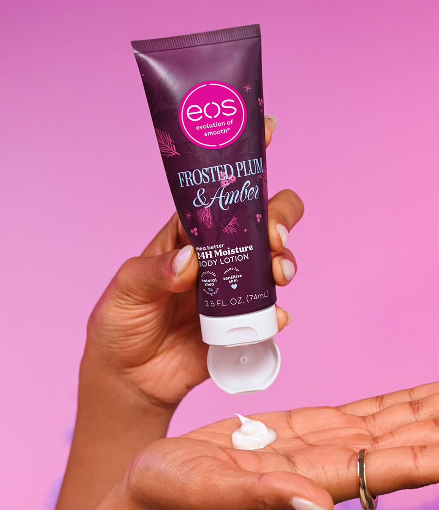 EOS Frosted Plum & Amber Lotion Travel Size