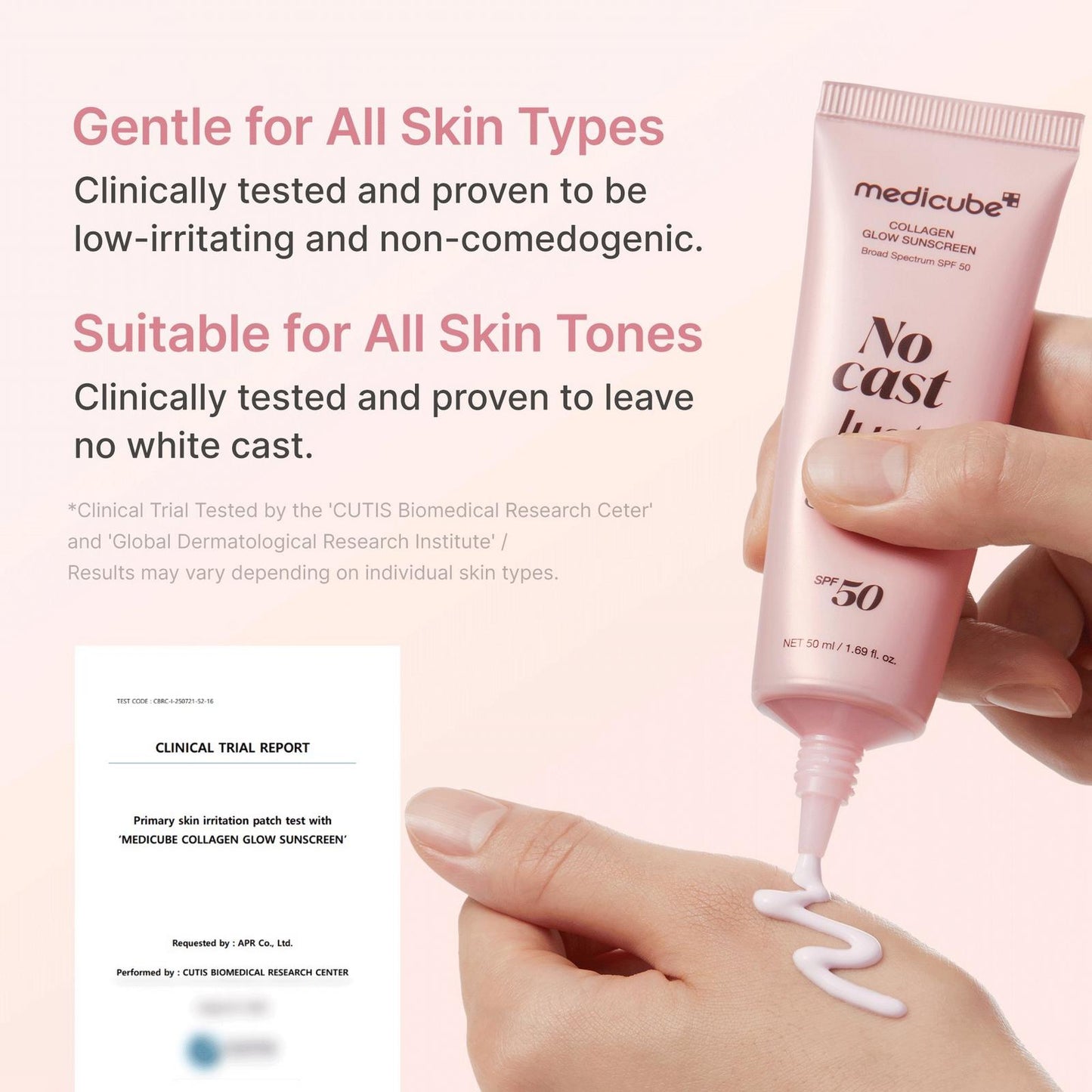 MEDICUBE Collagen Glow Sunscreen SPF 50
