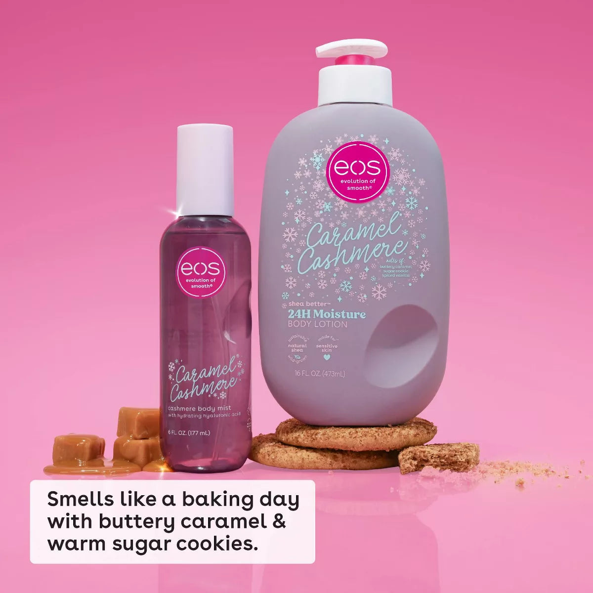 EOS Caramel Cashmere Holiday Lotion 16oz