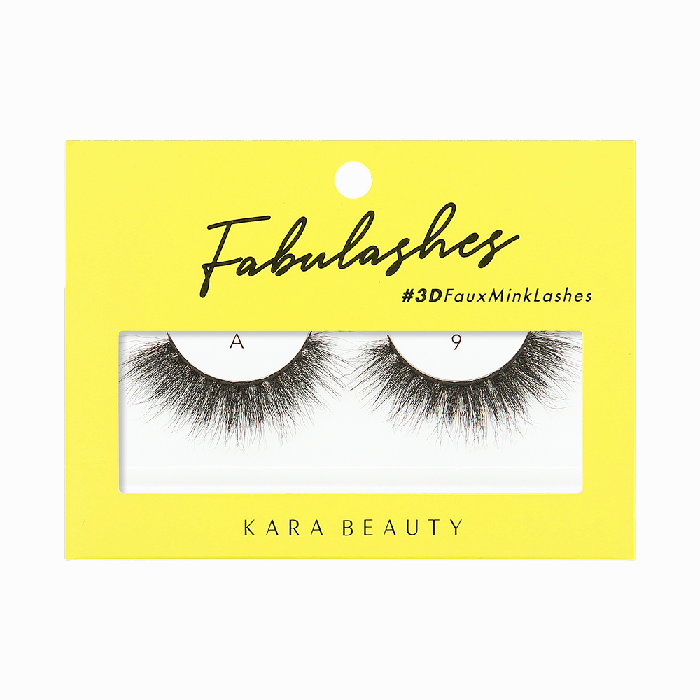 KARA BEAUTY Fabulashes 3D Faux Mink False Eyelashes Style A9