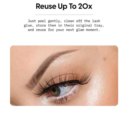 KARA BEAUTY Fabulashes 3D Faux Mink False Eyelashes Style A1