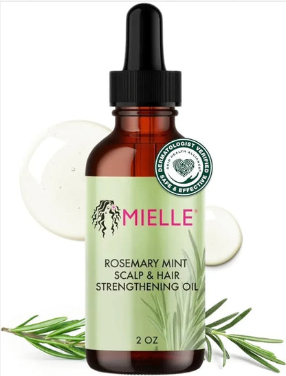 MIELLE Rosemary Mint Scalp & Hair Strengthening Oil