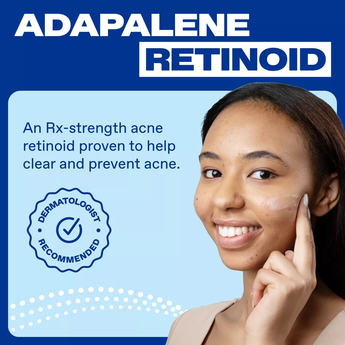DIFFERIN Retinoid Adapalene Gel 0.1% Acne Treatment for Face and Body - 15g