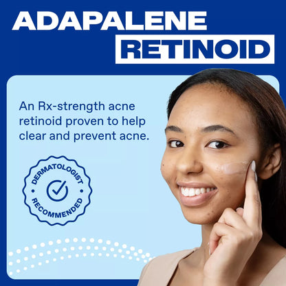 DIFFERIN Retinoid Adapalene Gel 0.1% Acne Treatment for Face and Body - 15g